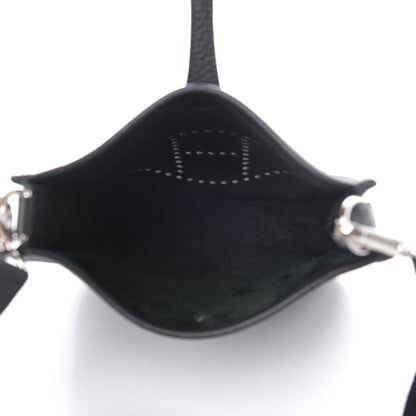 Hermes Taurillon Clemence Evelyne TPM Black 5 of 11