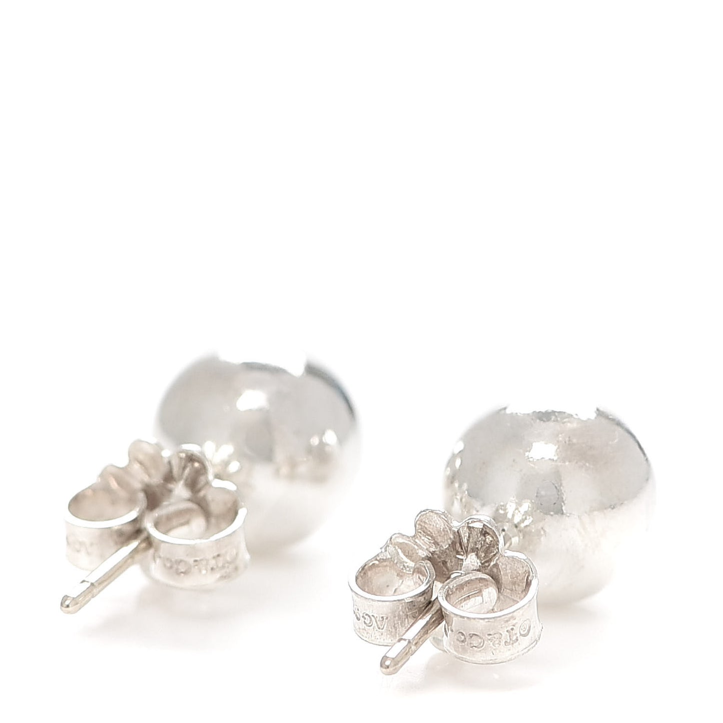 Sterling Silver 8mm HardWear Ball Earrings