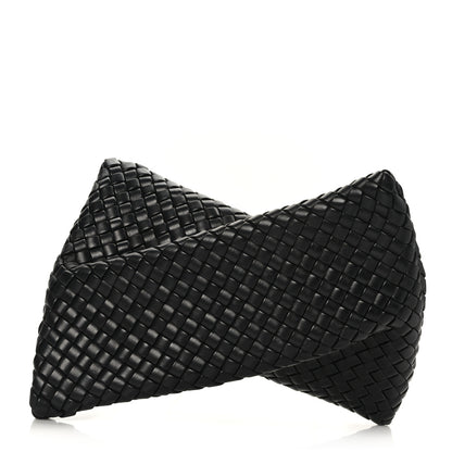 Bottega Veneta Nappa Intrecciato Crisscross Clutch Black 1 of 5