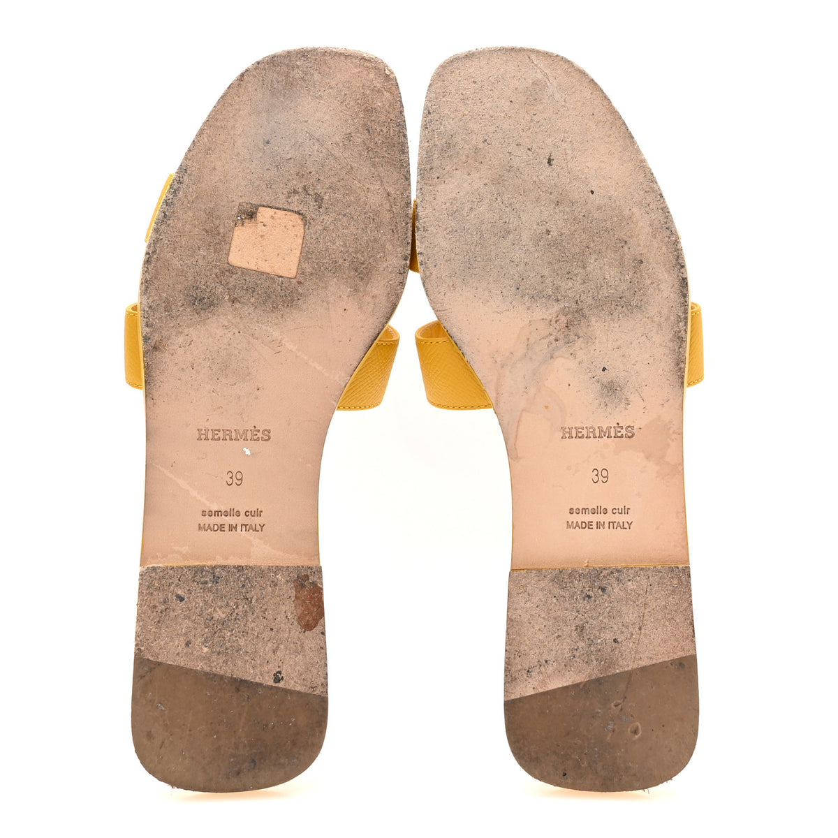 Epsom Oran Sandals 39 Jaune Sable