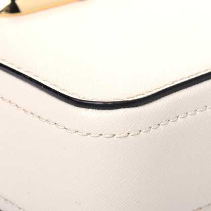 Marc Jacobs Saffiano Small Snapshot Camera Bag Cloud White Multicolor 10 of 16