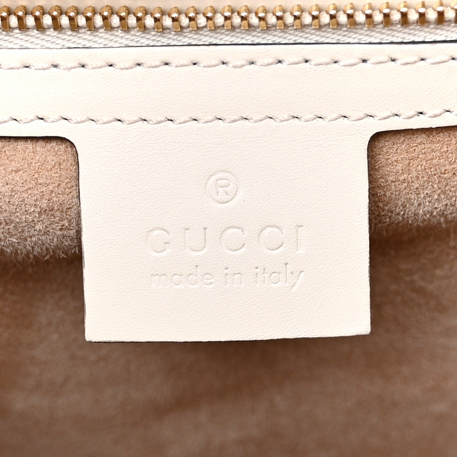 Gucci Calfskin Floral Medium Sylvie Top Handle Bag Off White 6 of 16