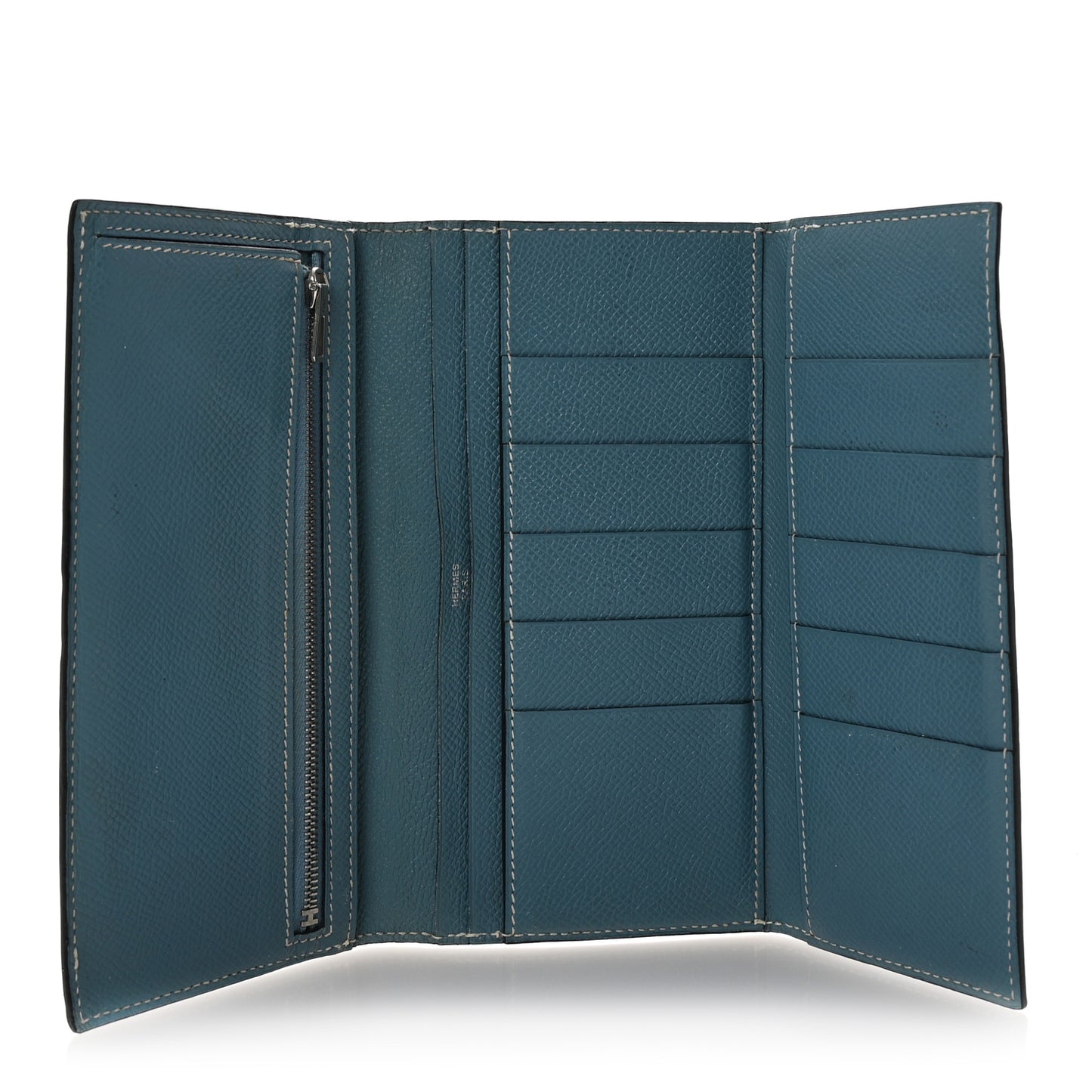 Epsom Bearn Gusset Wallet Blue Jean