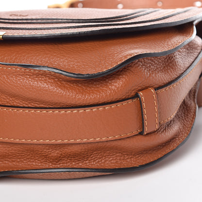 Chloe Calfskin Medium Marcie Round Crossbody Bag Tan 10 of 10