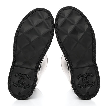 Chanel Caoutchouk CC High Boots 40 Black 5 of 8