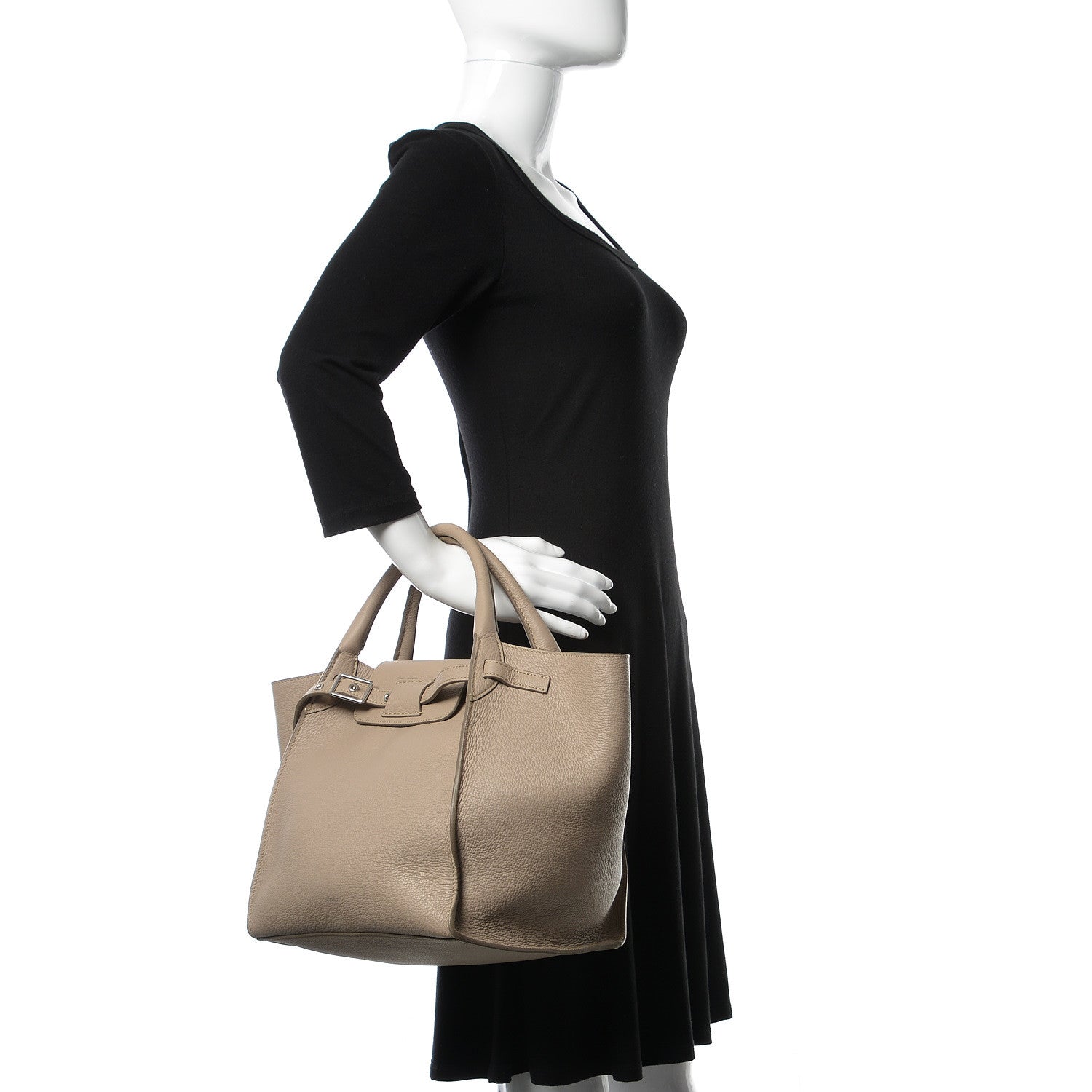 Celine Supple Grained Calfskin Small Big Bag Light Taupe 3 of 12
