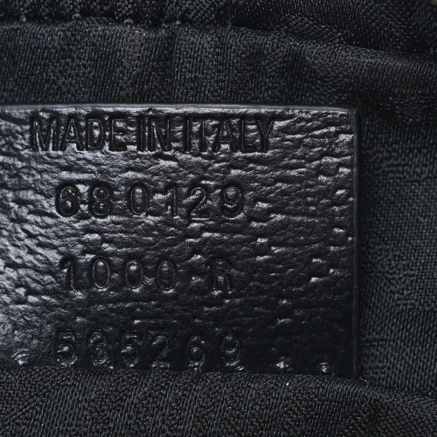 Gucci X Balenciaga BB Monogram Web Mini Ophidia Messenger Black 7 of 9