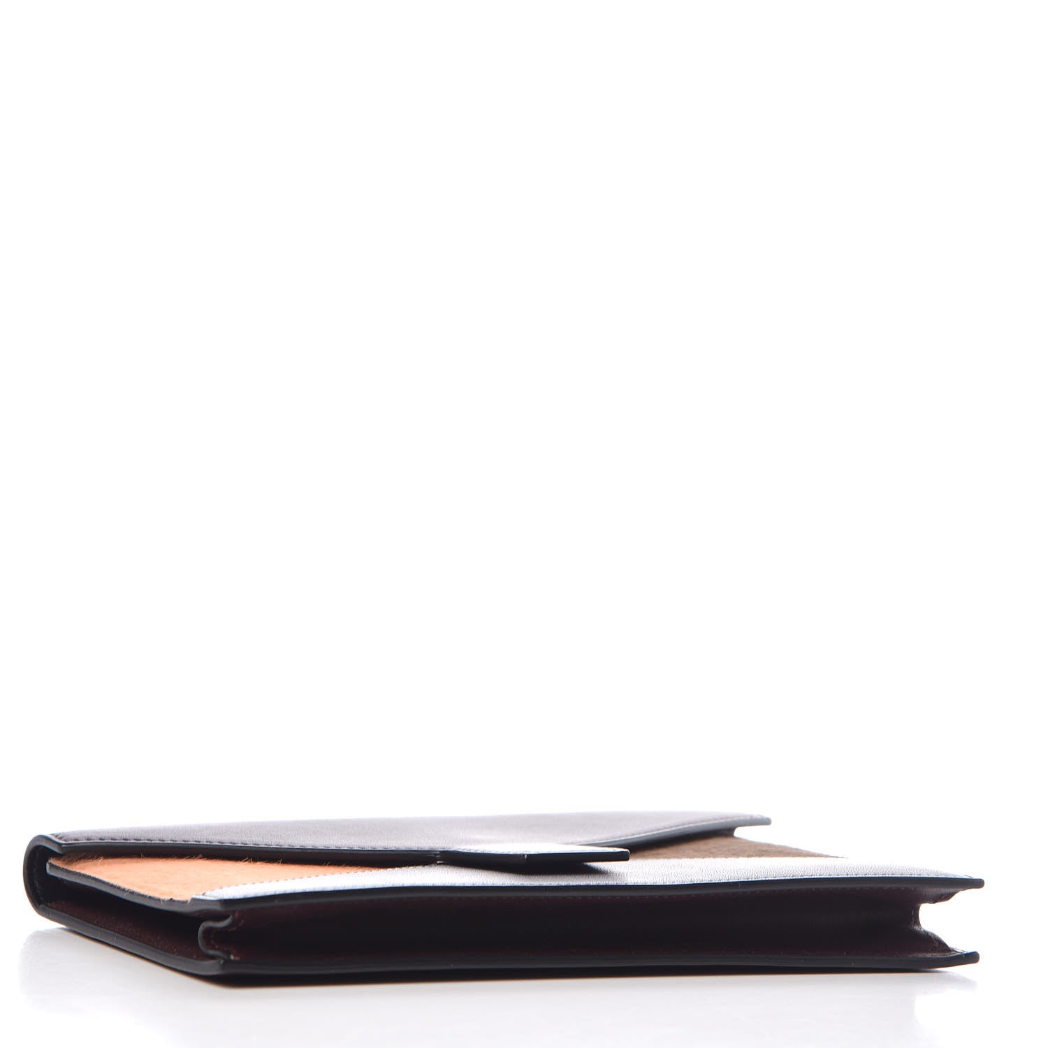 Celine Pony Hair Calfskin Diamond Multifunction Wallet Burgundy 4 of 8