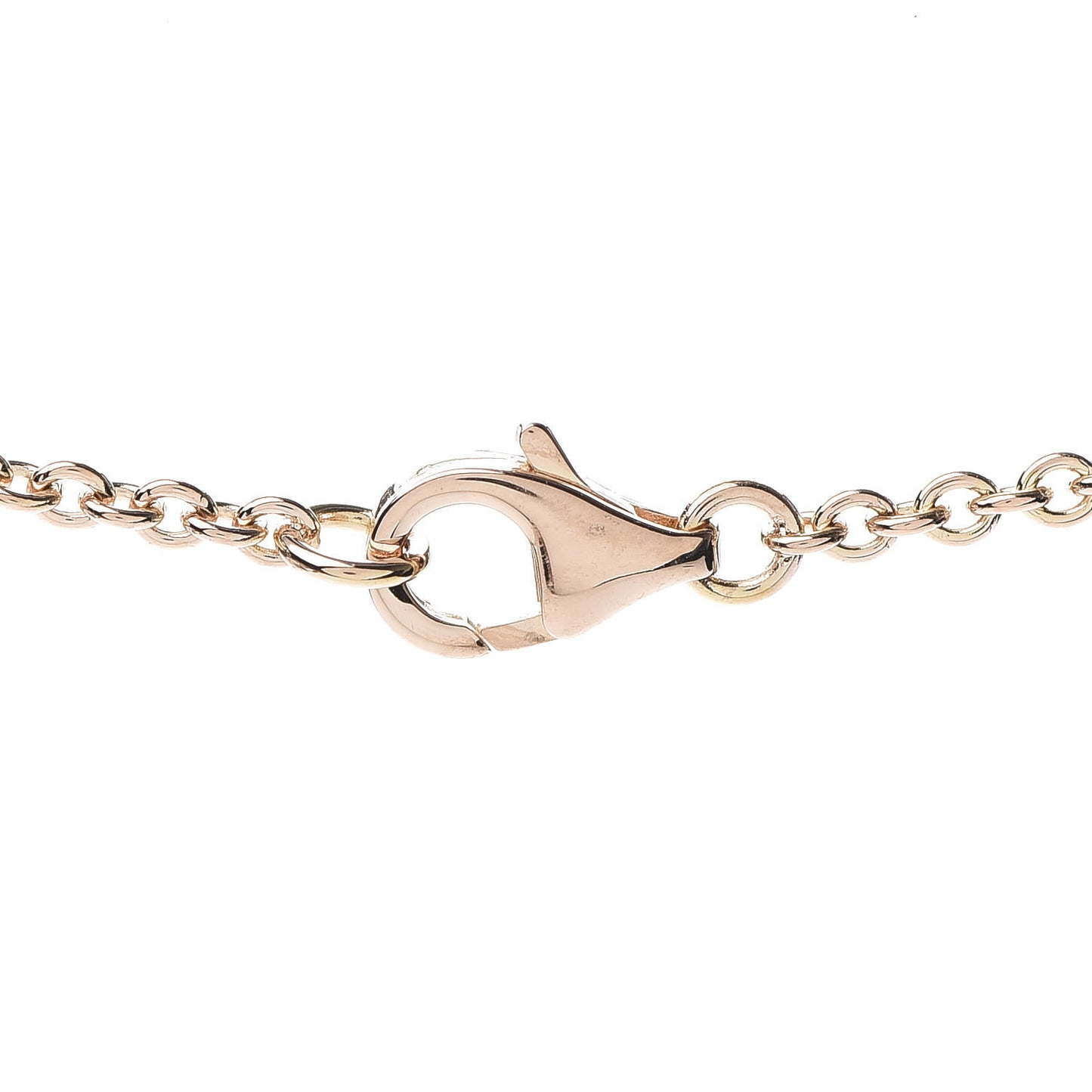 18K Pink Gold Interlocking LOVE Necklace