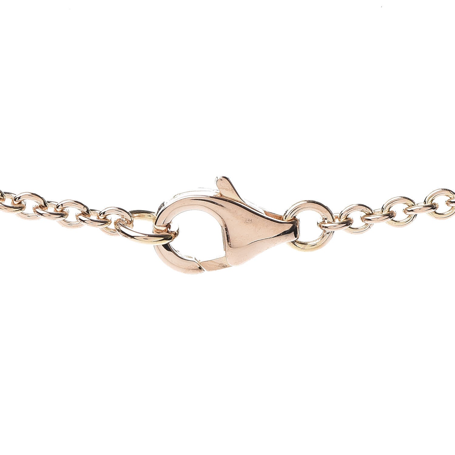 Cartier 18K Pink Gold Interlocking LOVE Necklace 4 of 6