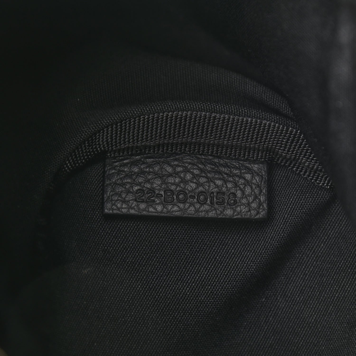Christian Dior HOMME Grained Calfskin Mens Roller Pouch Black 8 of 10