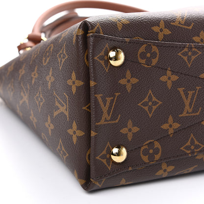 Louis Vuitton Monogram V Tote MM Black 7 of 9