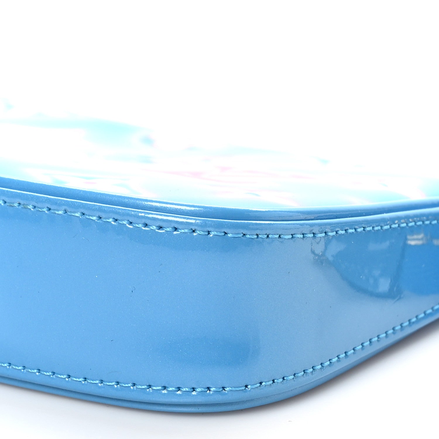 Louis Vuitton Vernis Valentine Mini Pochette Accessories Baby Blue Neon 9 of 9