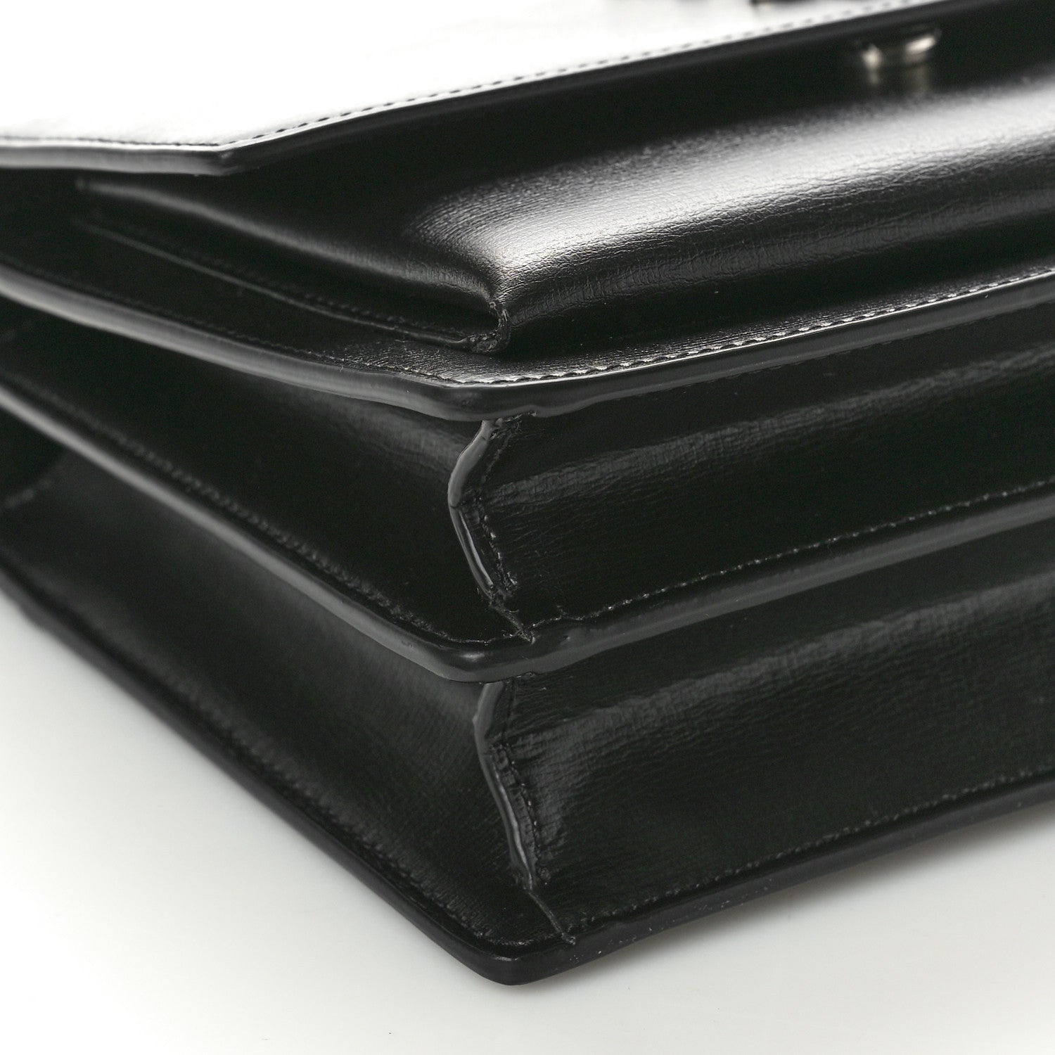 Saint Laurent Calfskin Medium Monogram Sunset Black 10 of 11