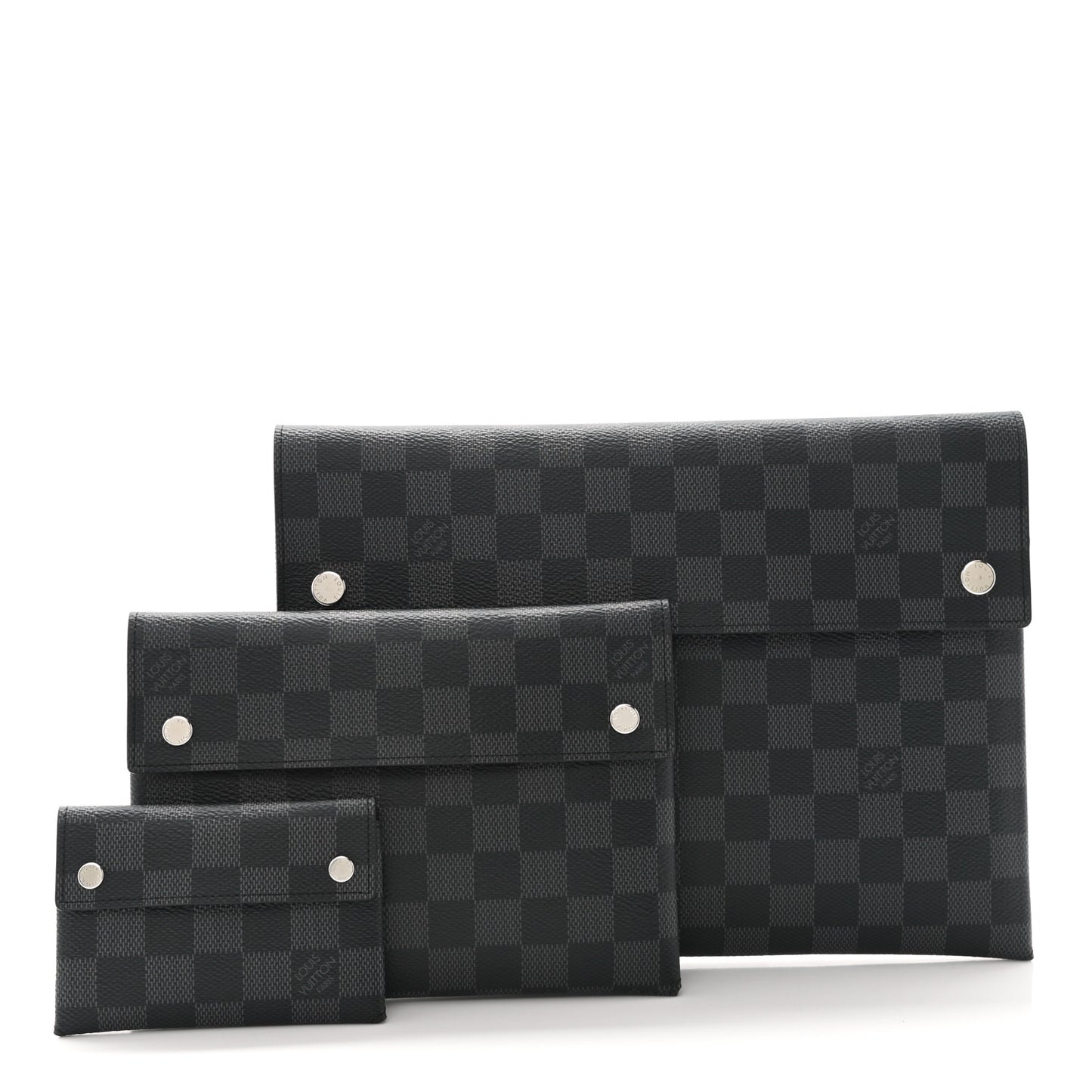 Damier Graphite Alpha Triple Pochette