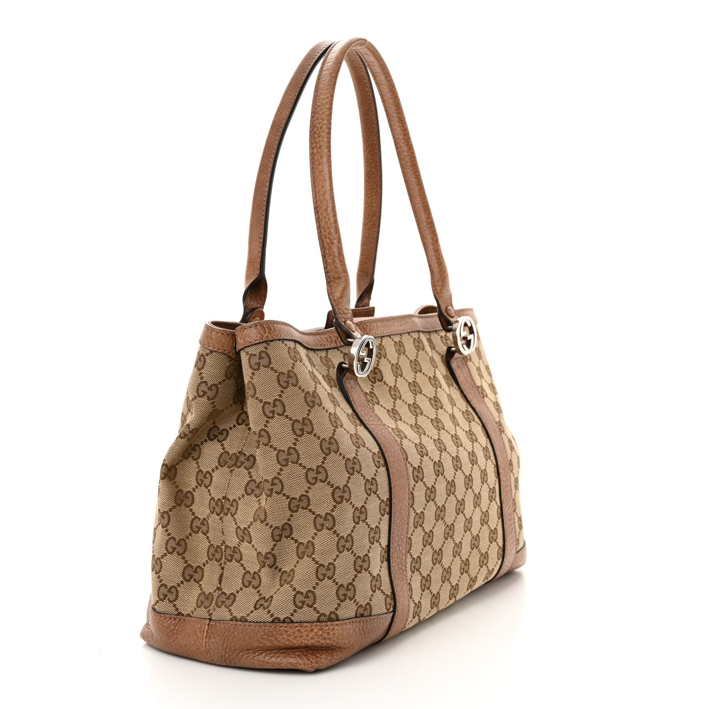 Monogram Old Libeccio Miss GG Tote Beige Ebony Light Brown