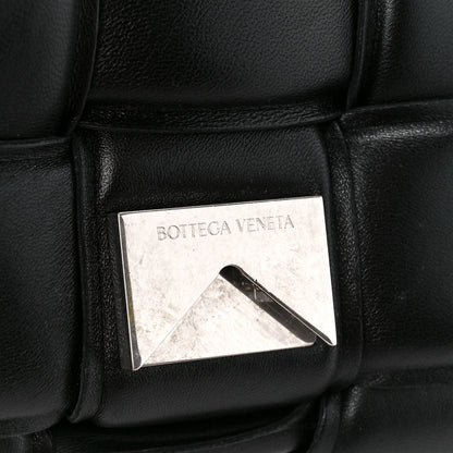 Bottega Veneta Lambskin Maxi Intreccio Padded Chain Cassette Crossbody Bag Black 9 of 12