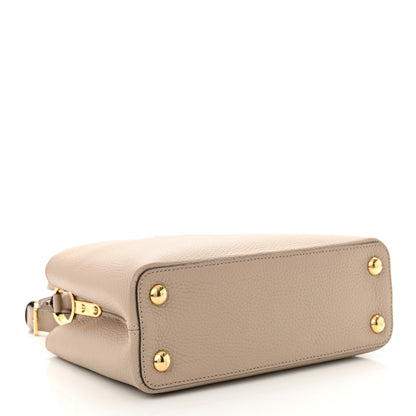 Louis Vuitton Taurillon Capucines BB Galet 4 of 11