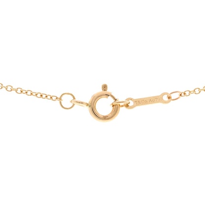 Tiffany 18K Yellow Gold Diamond Paloma Picasso Double Loving Heart Pendant Necklace 4 of 5