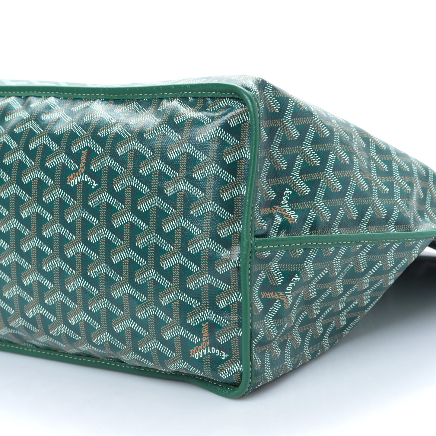 Goyardine Reversible Anjou GM Green