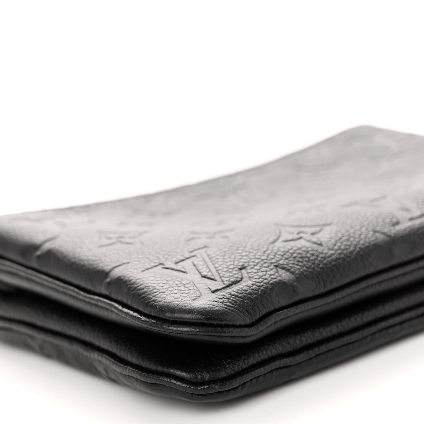 Empreinte Double Zip Pochette Black
