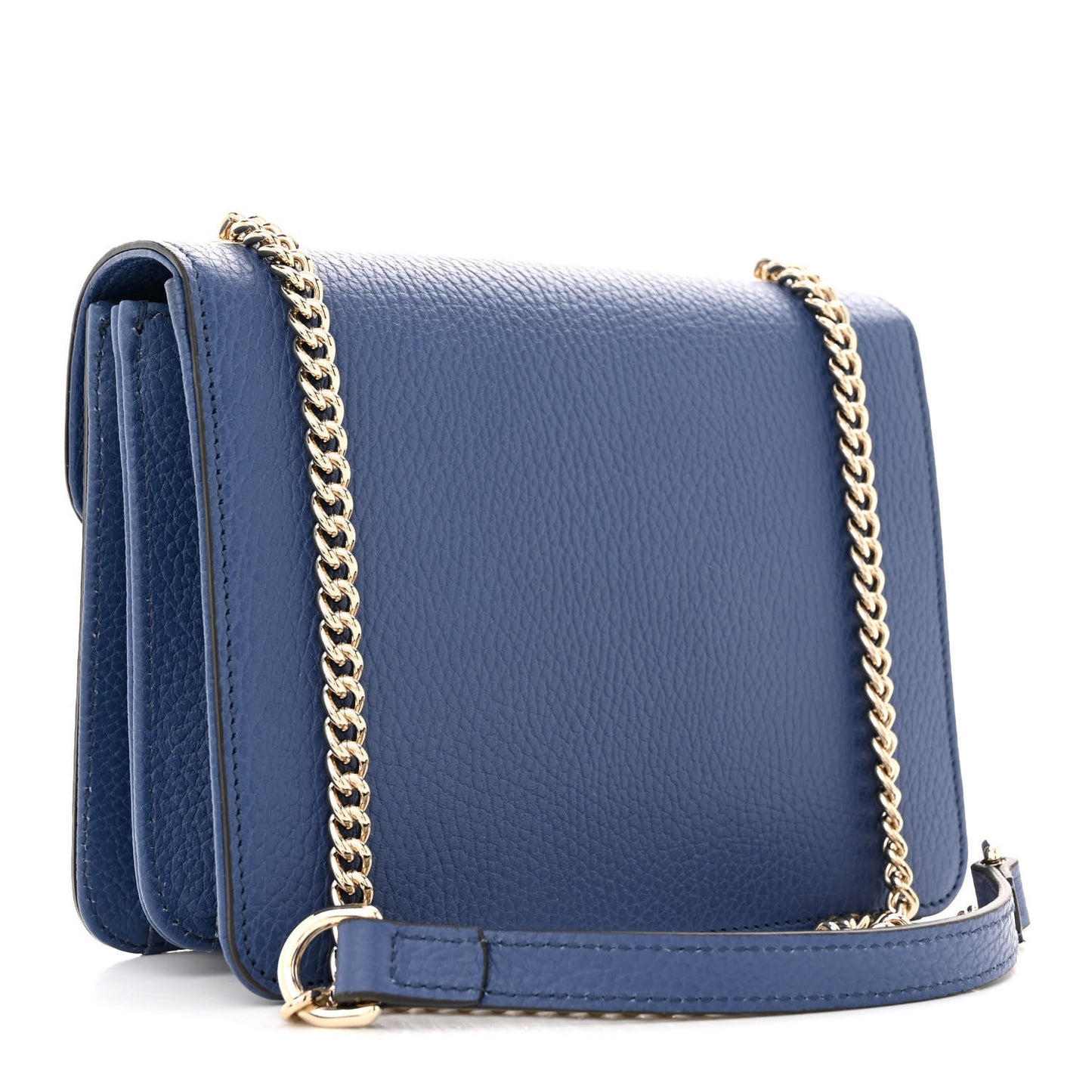 Dollar Calfskin Small Interlocking G Shoulder Bag Caspian
