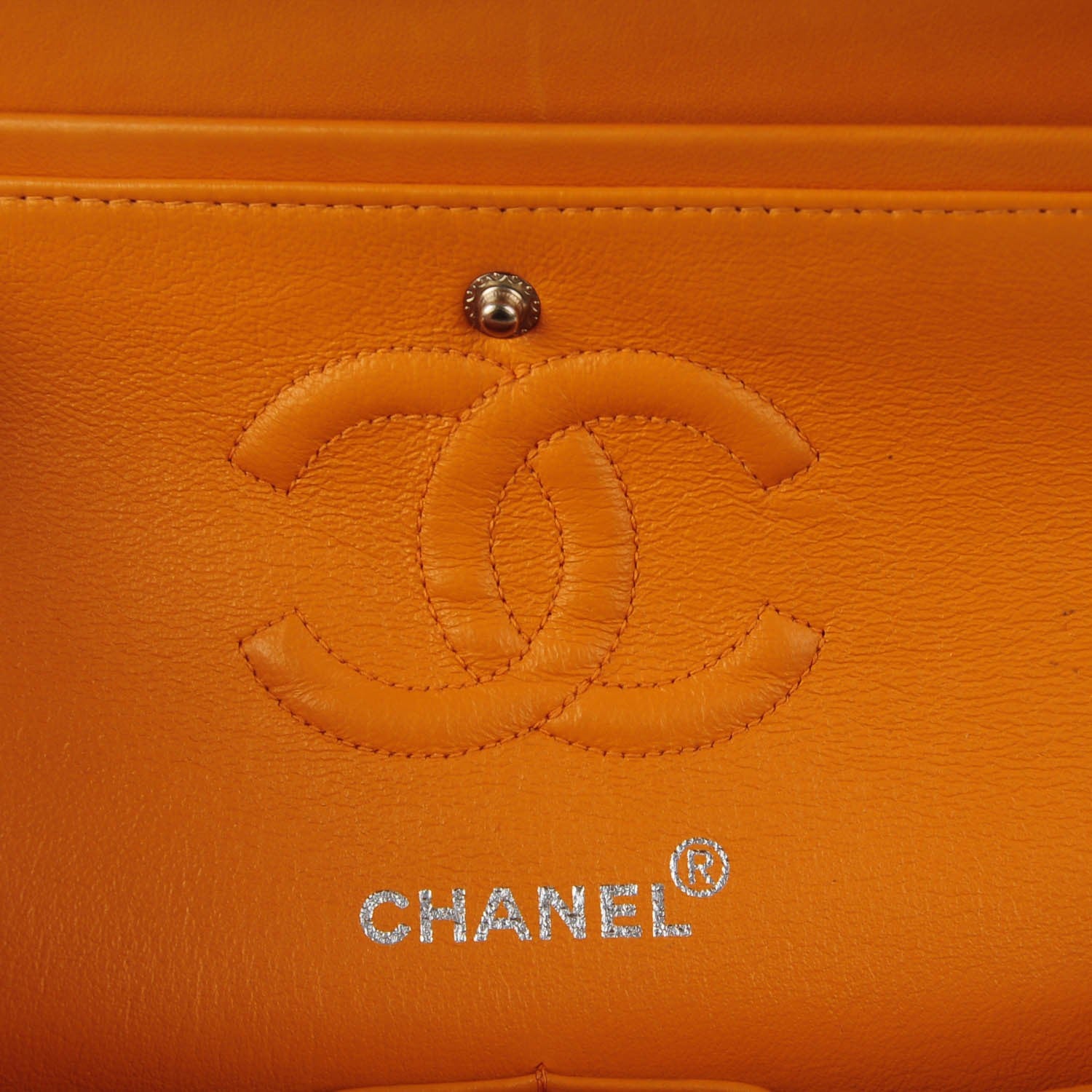 Chanel Lambskin Quilted Medium Double Flap Mango 6 of 11