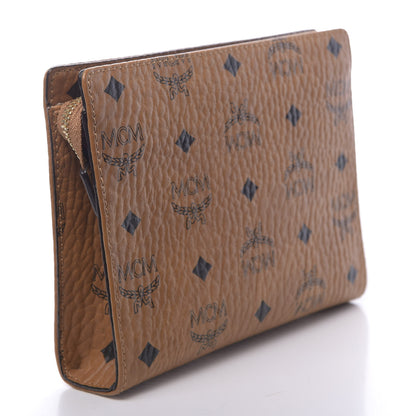 MCM Visetos Small Zip Pouch Cognac 3 of 6