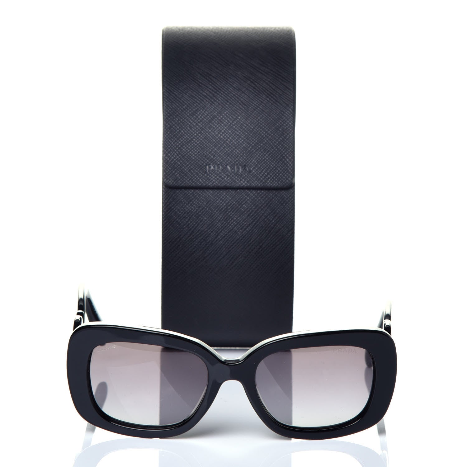 Prada Acetate Baroque Sunglasses SPR 27O Black 7 of 7