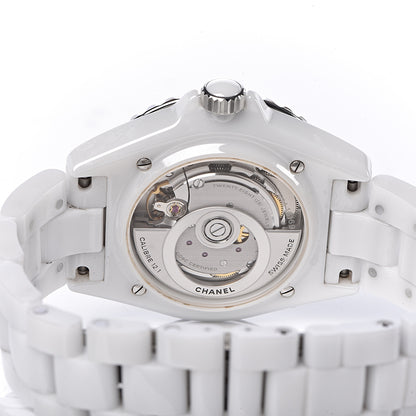 Chanel Stainless Steel Ceramic 38mm J12 Automatic Watch White 5 of 7