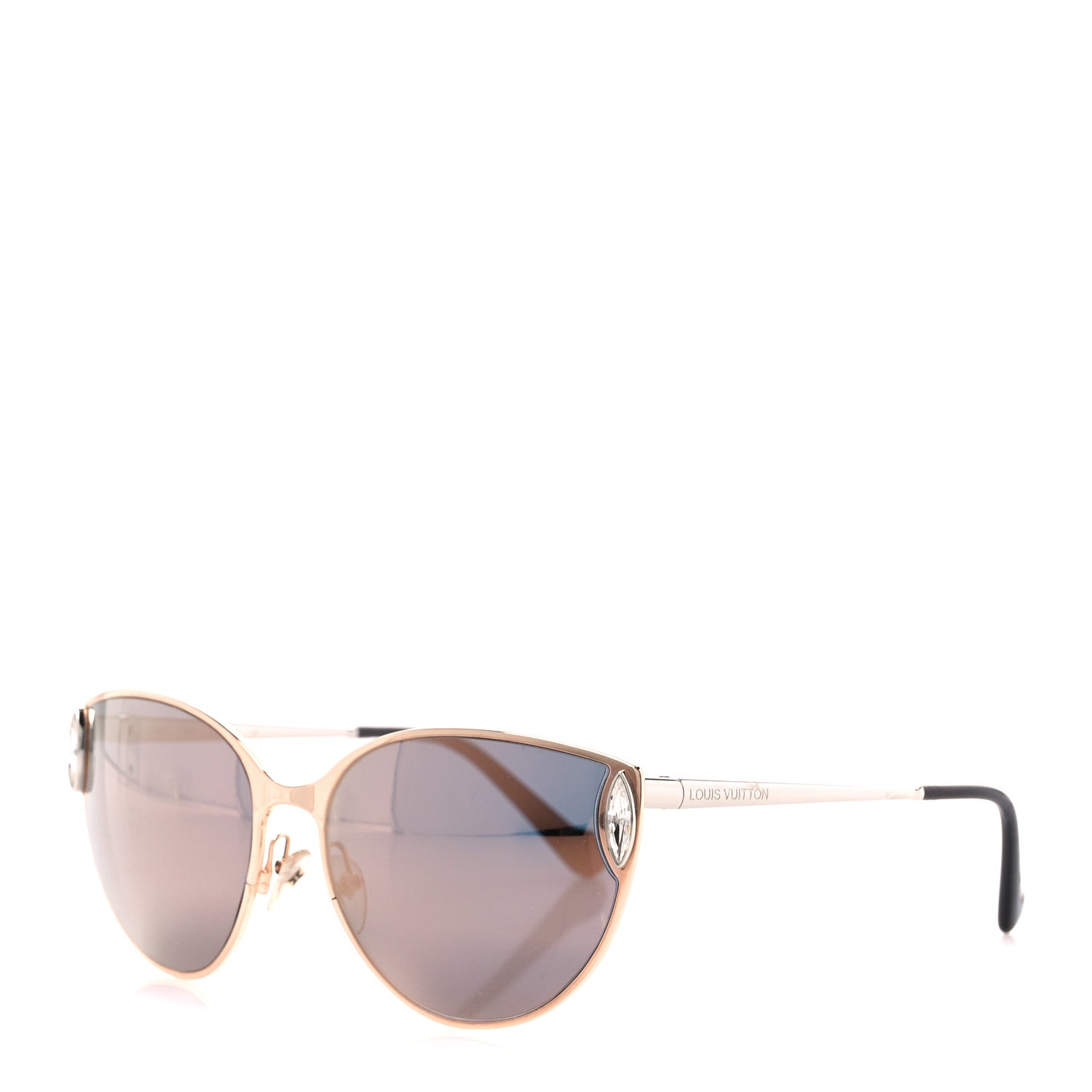 Louis Vuitton Crystal Dali Cat Eye Sunglasses Z0824U 1 of 8