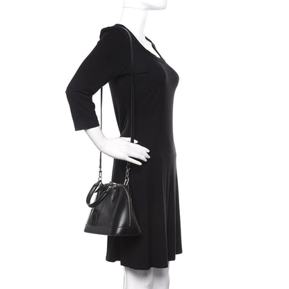 Louis Vuitton Epi Alma BB Black 2 of 8