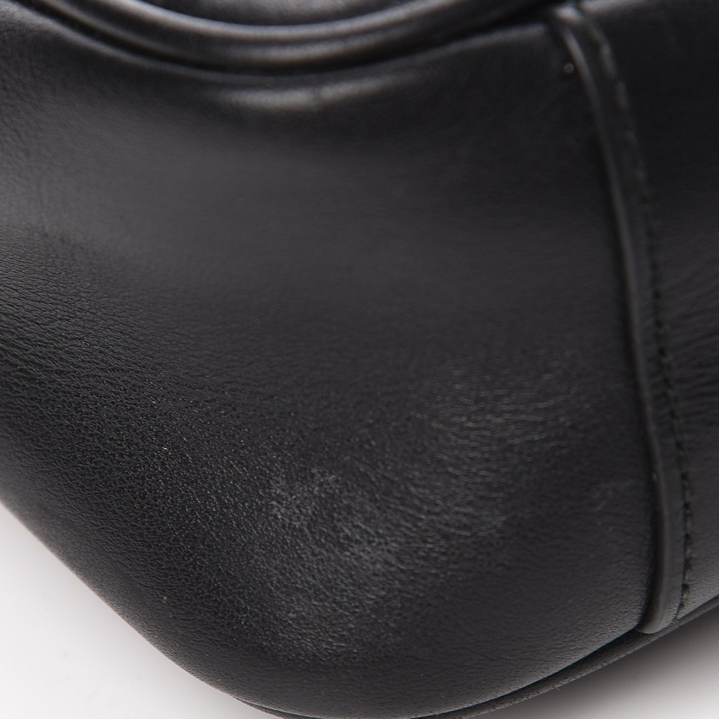 Calfskin Matelasse Small GG Marmont Shoulder Bag Black