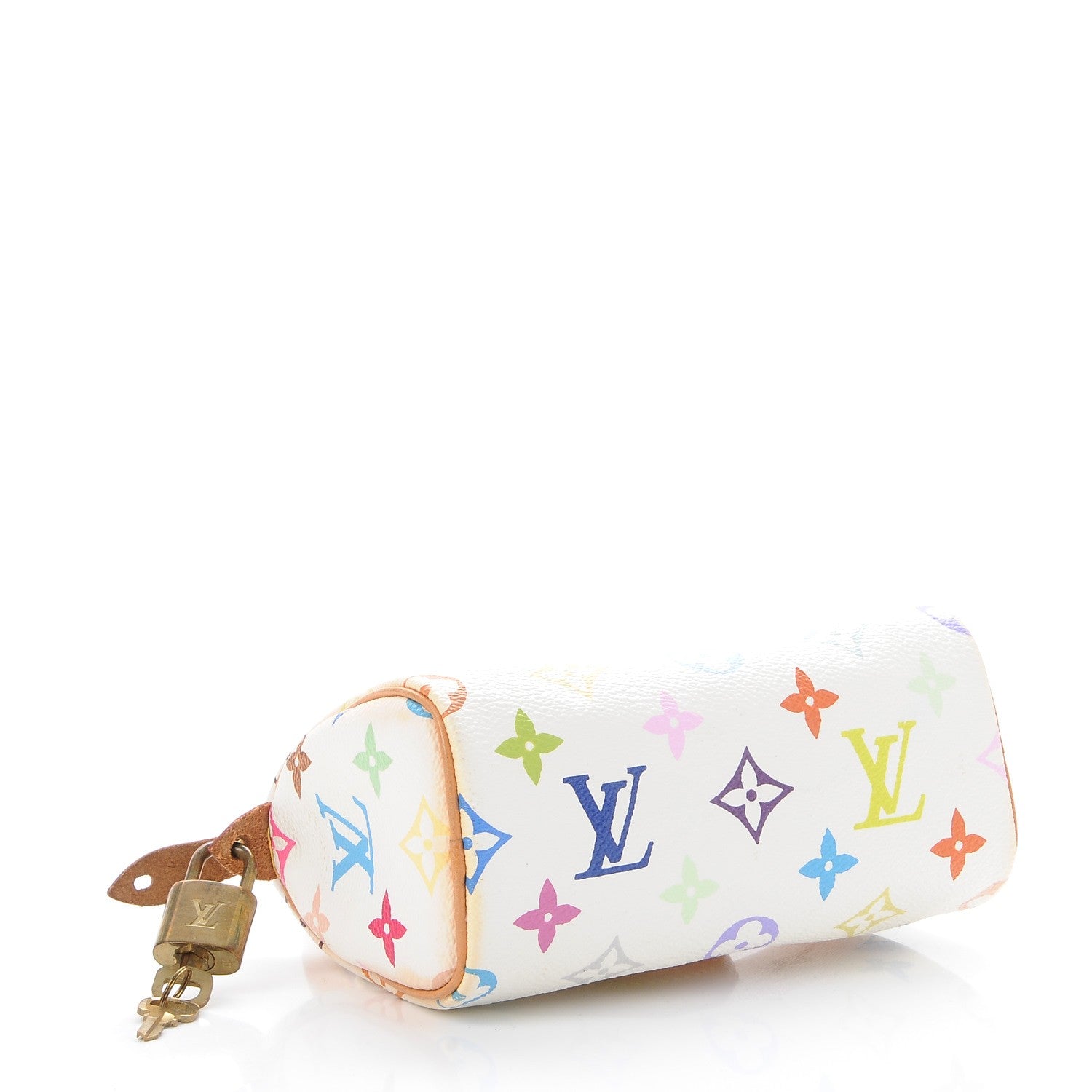 Louis Vuitton Monogram Multicolor Mini Sac HL Speedy White 4 of 10