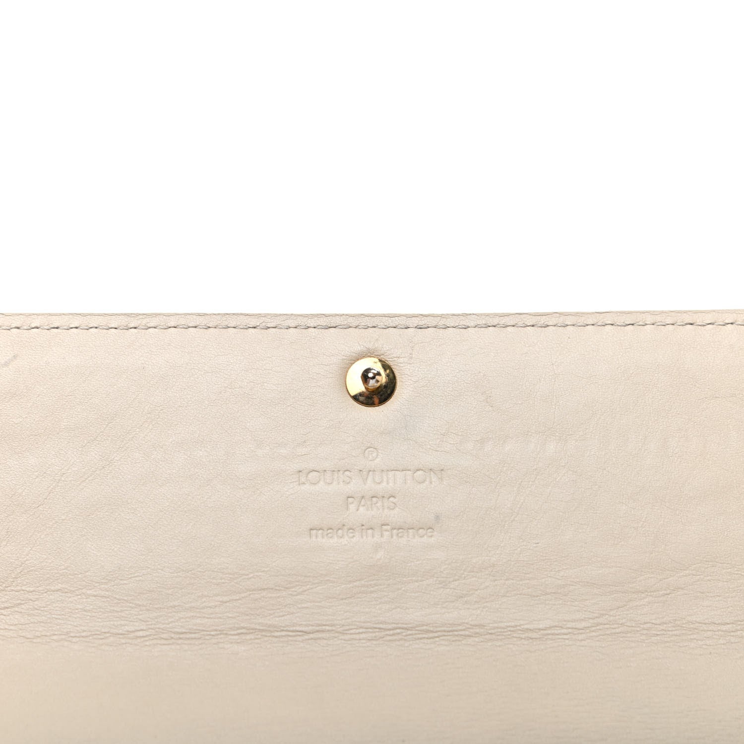 Louis Vuitton Vernis Sarah Wallet Blanc Corail 6 of 9