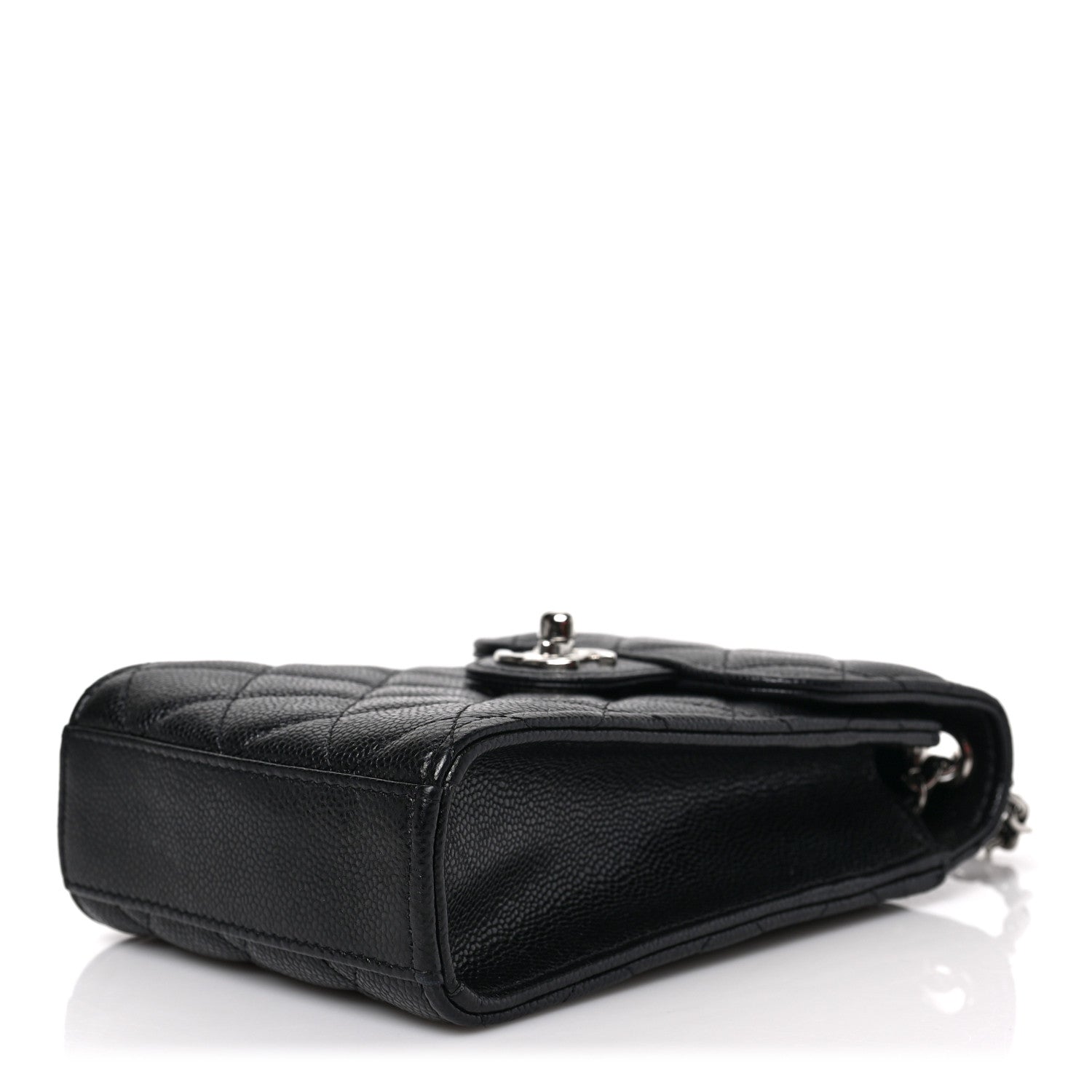 Chanel Caviar Quilted Classic Phone Holder Black 9 of 9