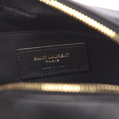 Saint Laurent Calfskin Matelasse Monogram Lou Camera Bag Black 6 of 10