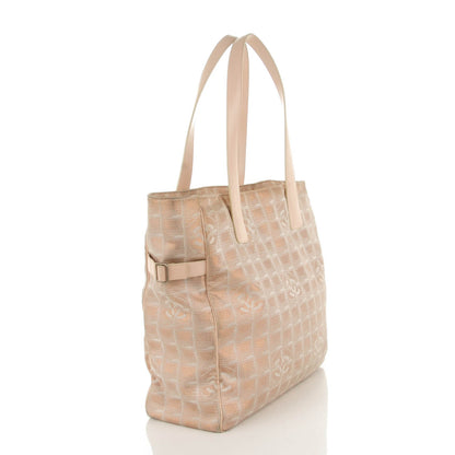 Chanel Nylon Medium Travel Tote Beige 3 of 10