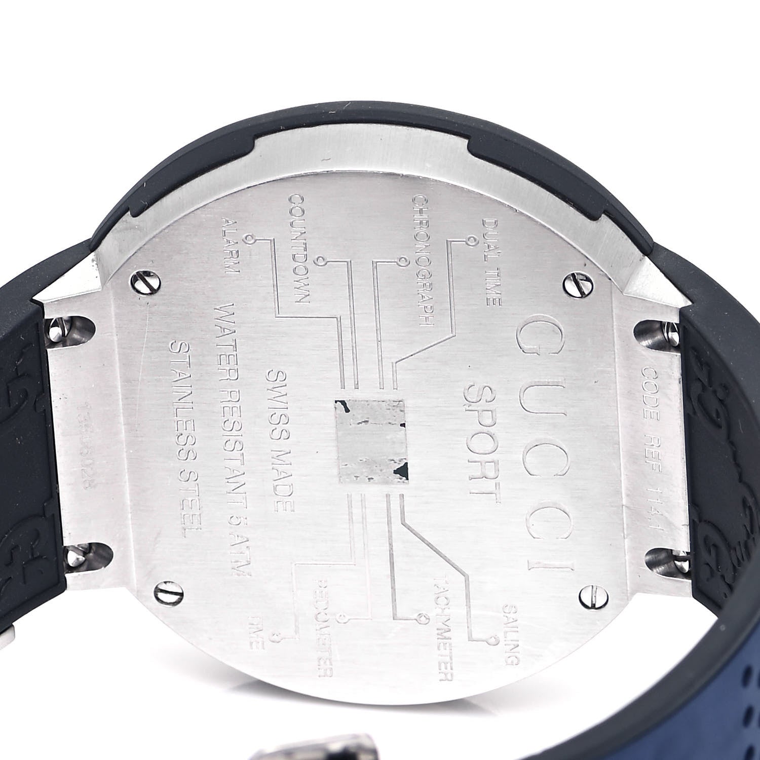 Gucci Stainless Steel Rubber 49mm Digital I-Gucci Sport Watch 4 of 4