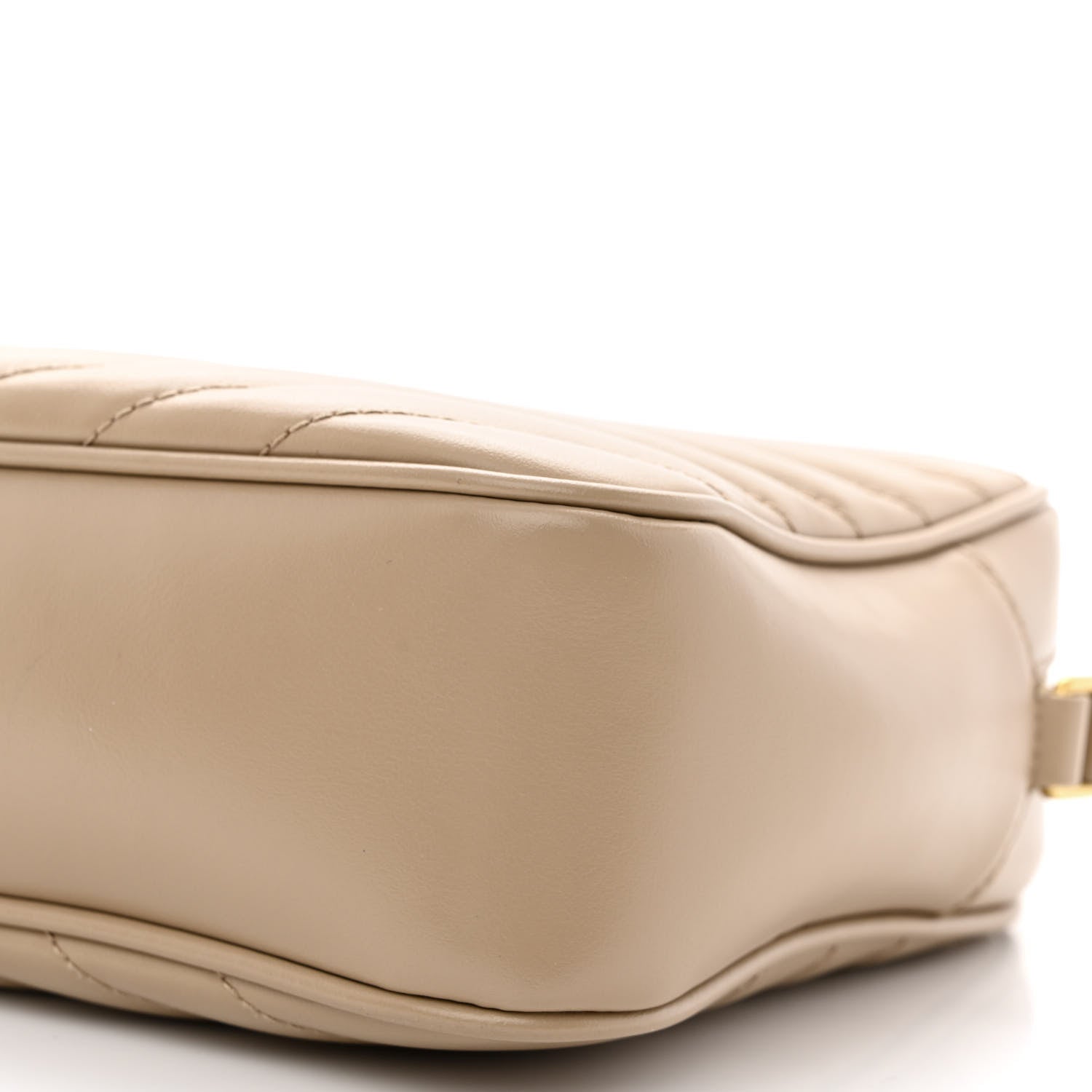 Saint Laurent Calfskin Matelasse Monogram Lou Camera Bag Nude Powder 11 of 18