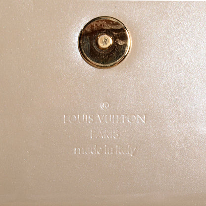 Louis Vuitton Patent Sobe Clutch Blanc Corail 6 of 7