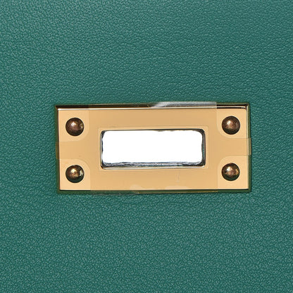 Hermes Swift Kelly Pochette Clutch Vert Vertigo 16 of 28