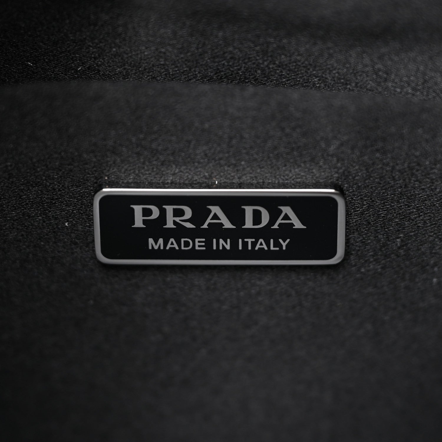 Prada Paillettes Sequin Logo Cleo Adjustable Strap Shoulder Bag Black White 6 of 10