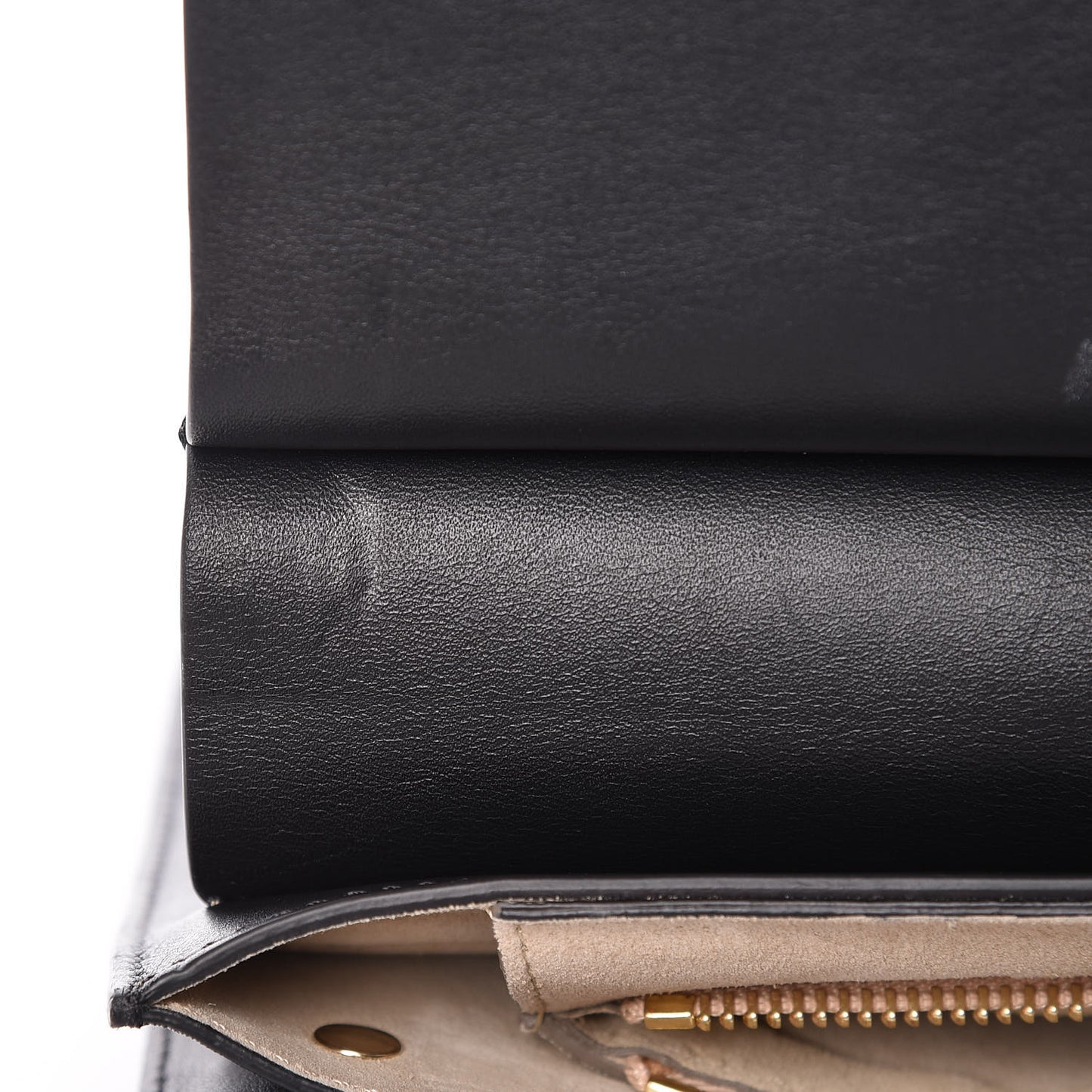 Suede Calfskin Medium Faye Shoulder Bag Black