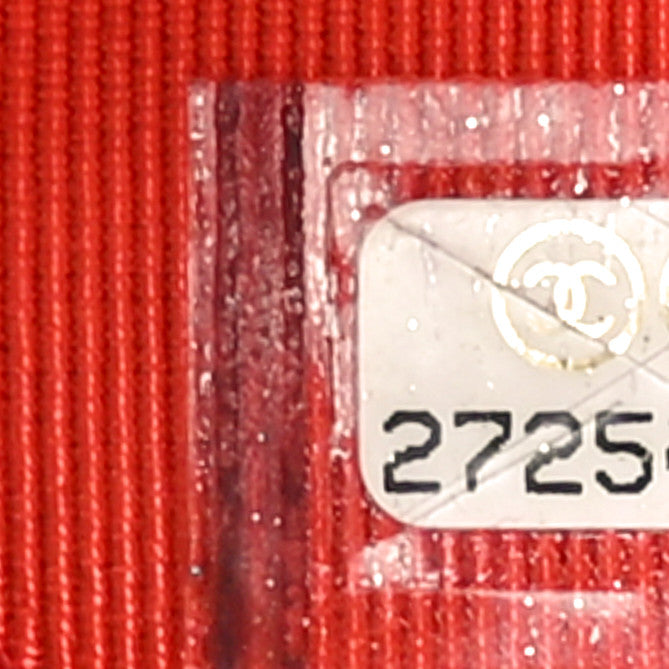 Chanel Caviar Quilted Small Clutch With Chain Red 8 of 11