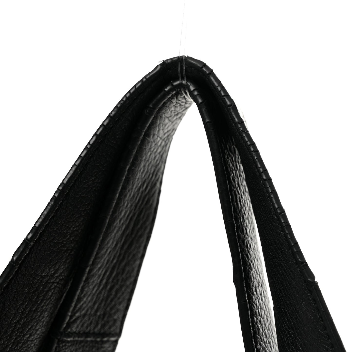 Grained Deerskin Bea Tote Black
