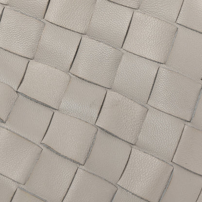 Bottega Veneta Nappa Maxi Intreccio The Pouch Oversized Clutch Plaster 12 of 12