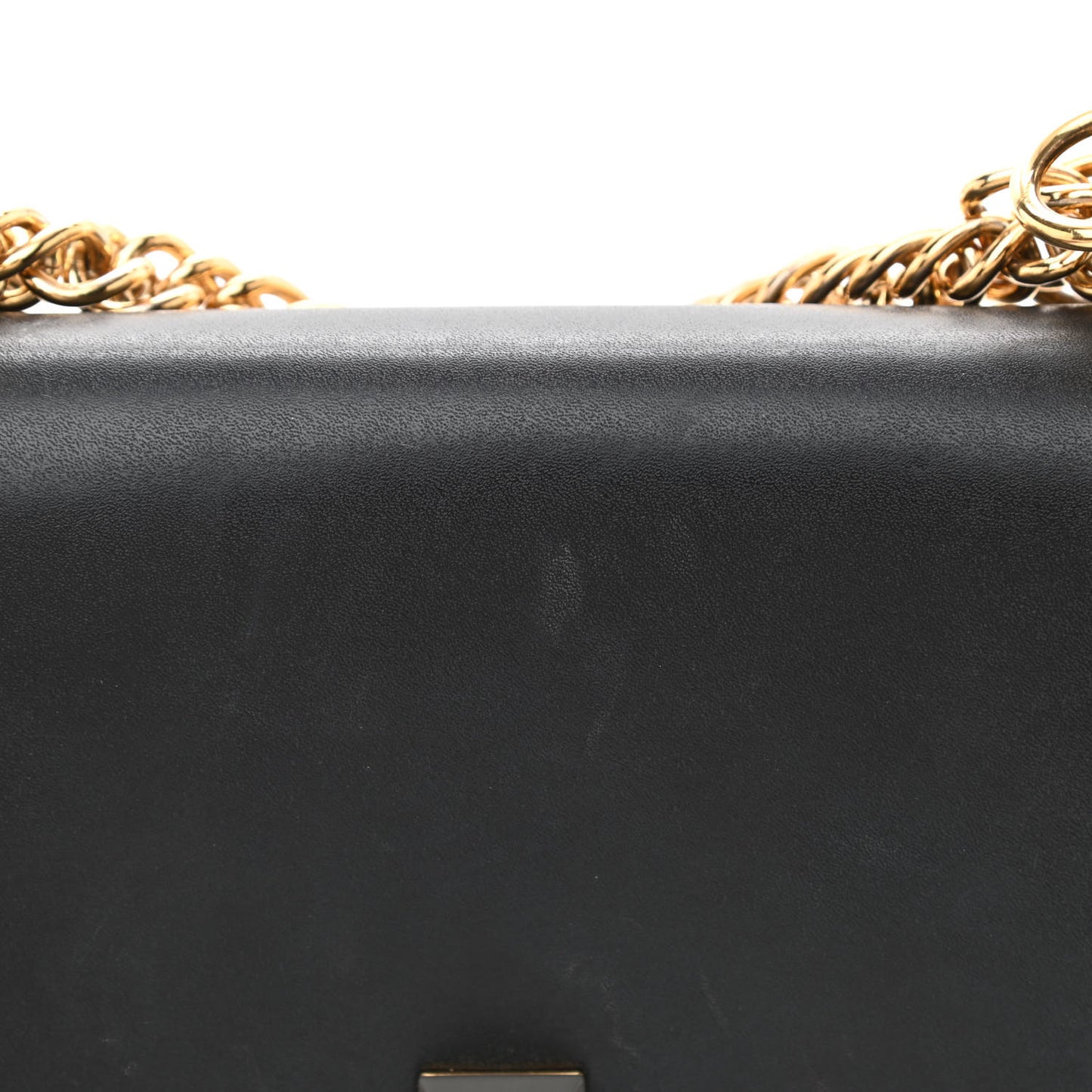Vitello Liberty Scalloped Studded Small Kan I Shoulder Bag Black