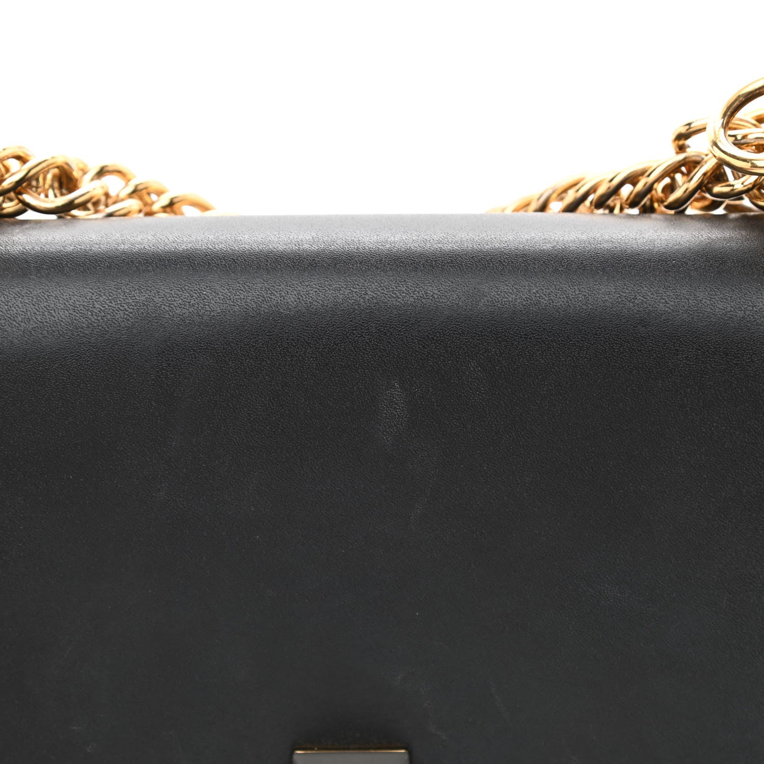 Fendi Vitello Liberty Scalloped Studded Small Kan I Shoulder Bag Black 9 of 10