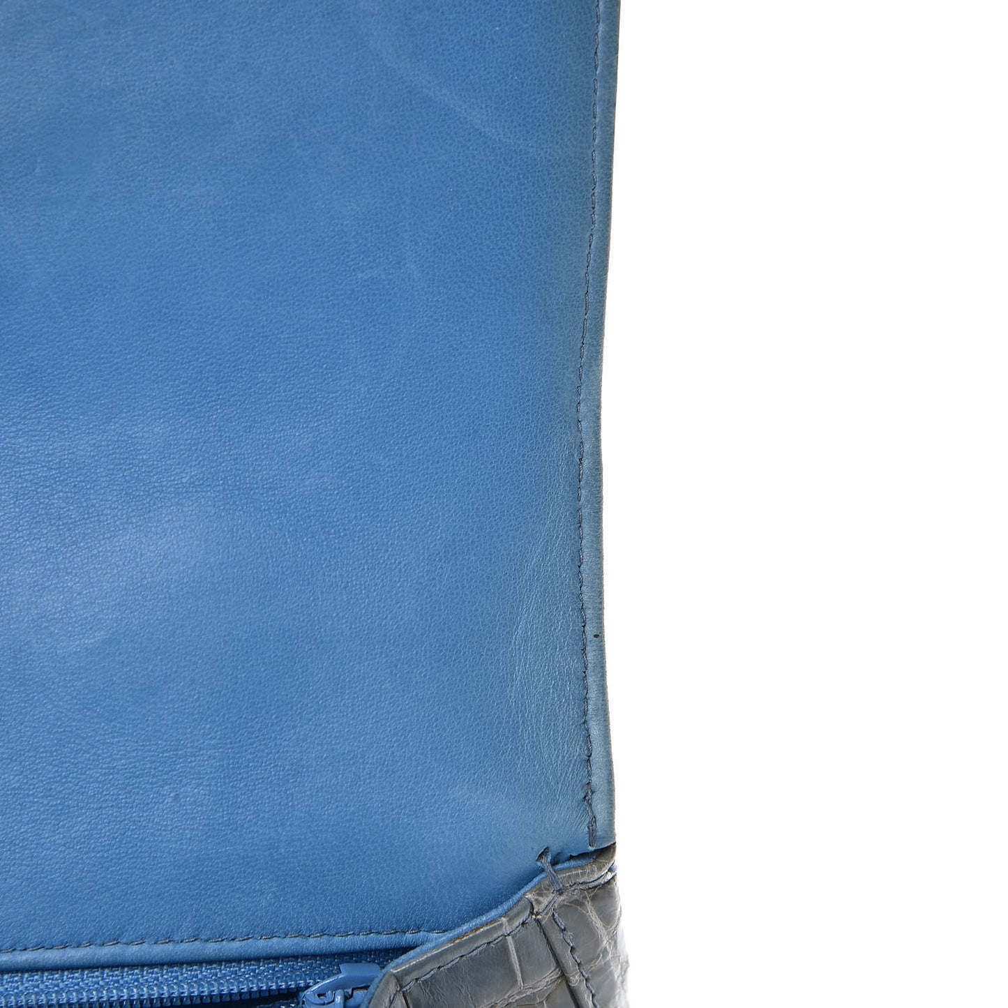 Alligator Jumbo Kelly Flap Blue
